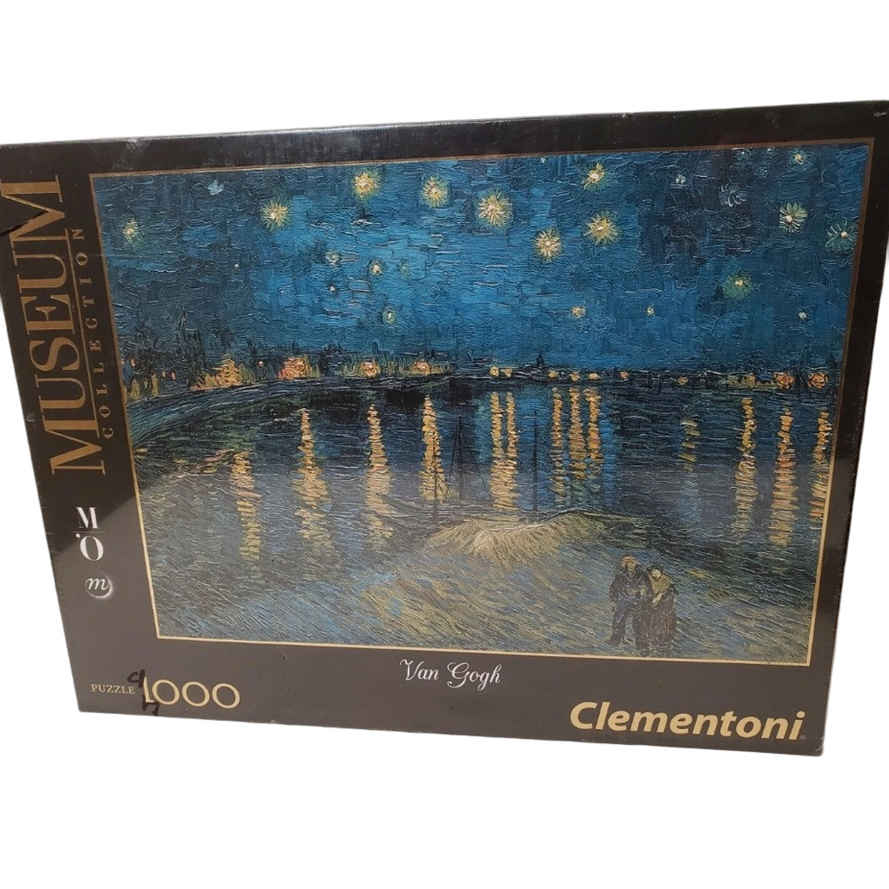 FREE W/ purchase Clementoni 1000pc "Starry Night Over the Rhône" Puzzle -